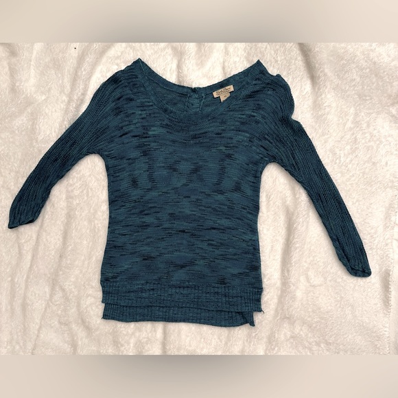 Lucky Brand loose knit 3/4 sleeve sweater - Picture 1 of 5